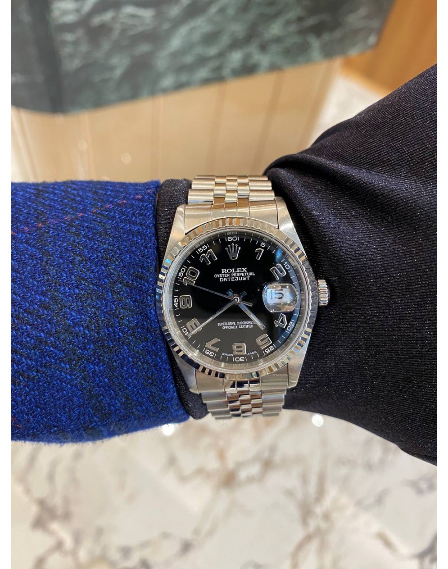 Rolex 18k discount 750 white gold